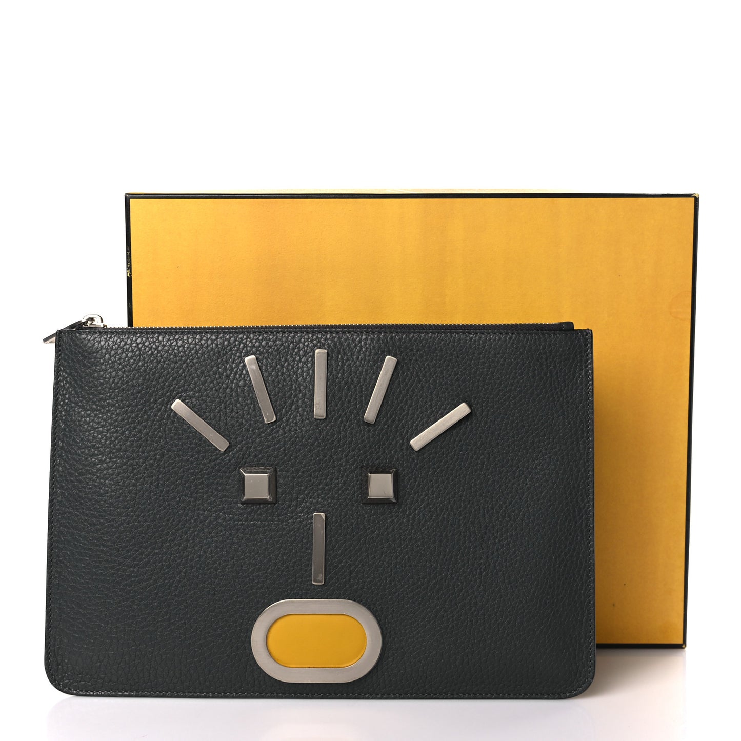 Cuoio Romano Faces Pouch Asfalto