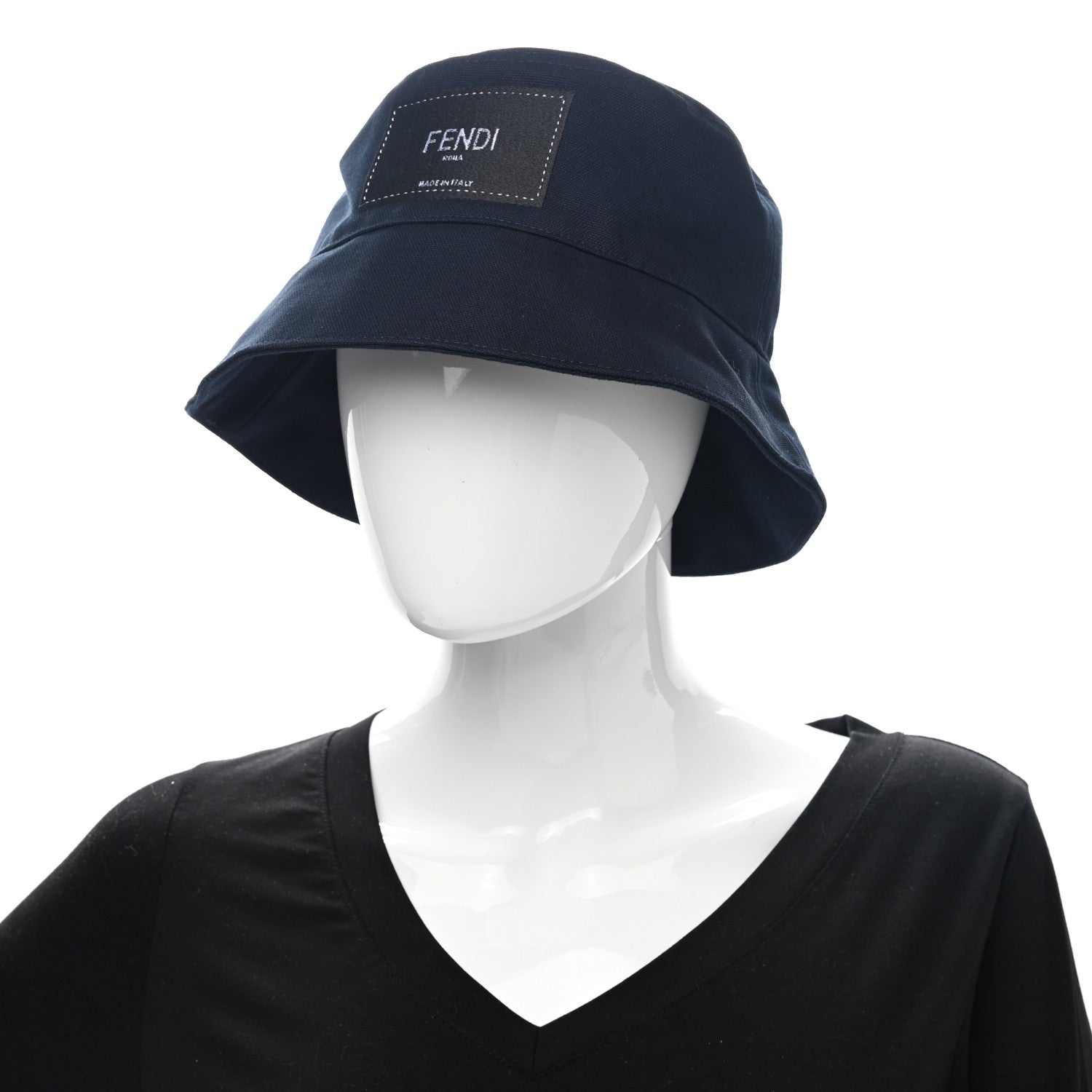 Fendi Denim Bucket Hat M Blue 2 of 10