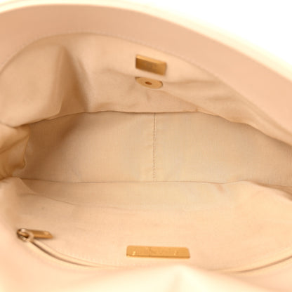 Chanel Lambskin Quilted Large Chanel 19 Flap Beige 5 of 10