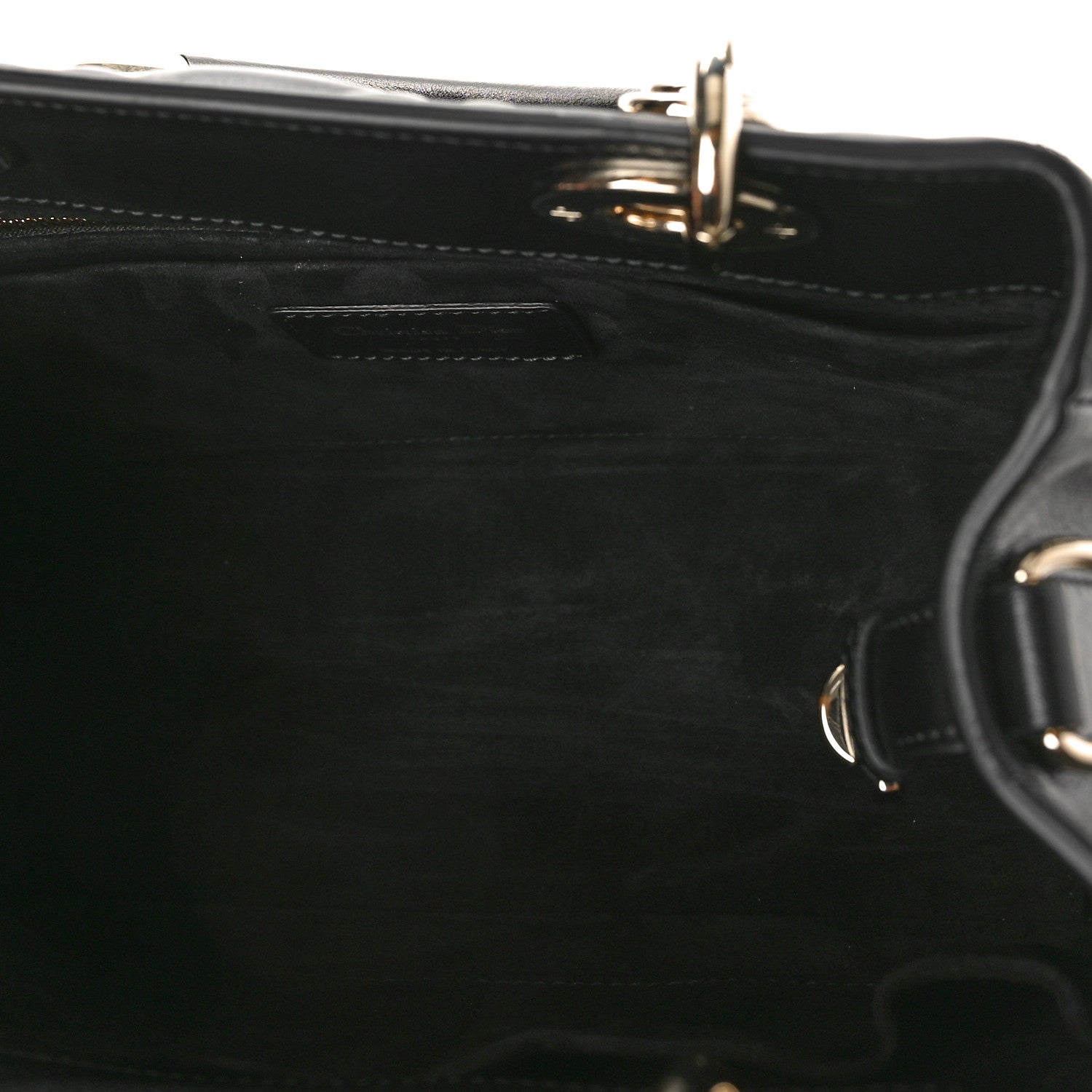 Christian Dior Calfskin Cannage Small The Lady 95.22 Black 6 of 9