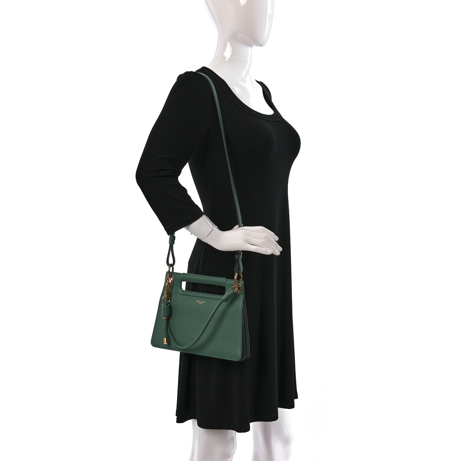 Givenchy Calfskin Small Whip Top Handle Crossbody Pistachio 2 of 8