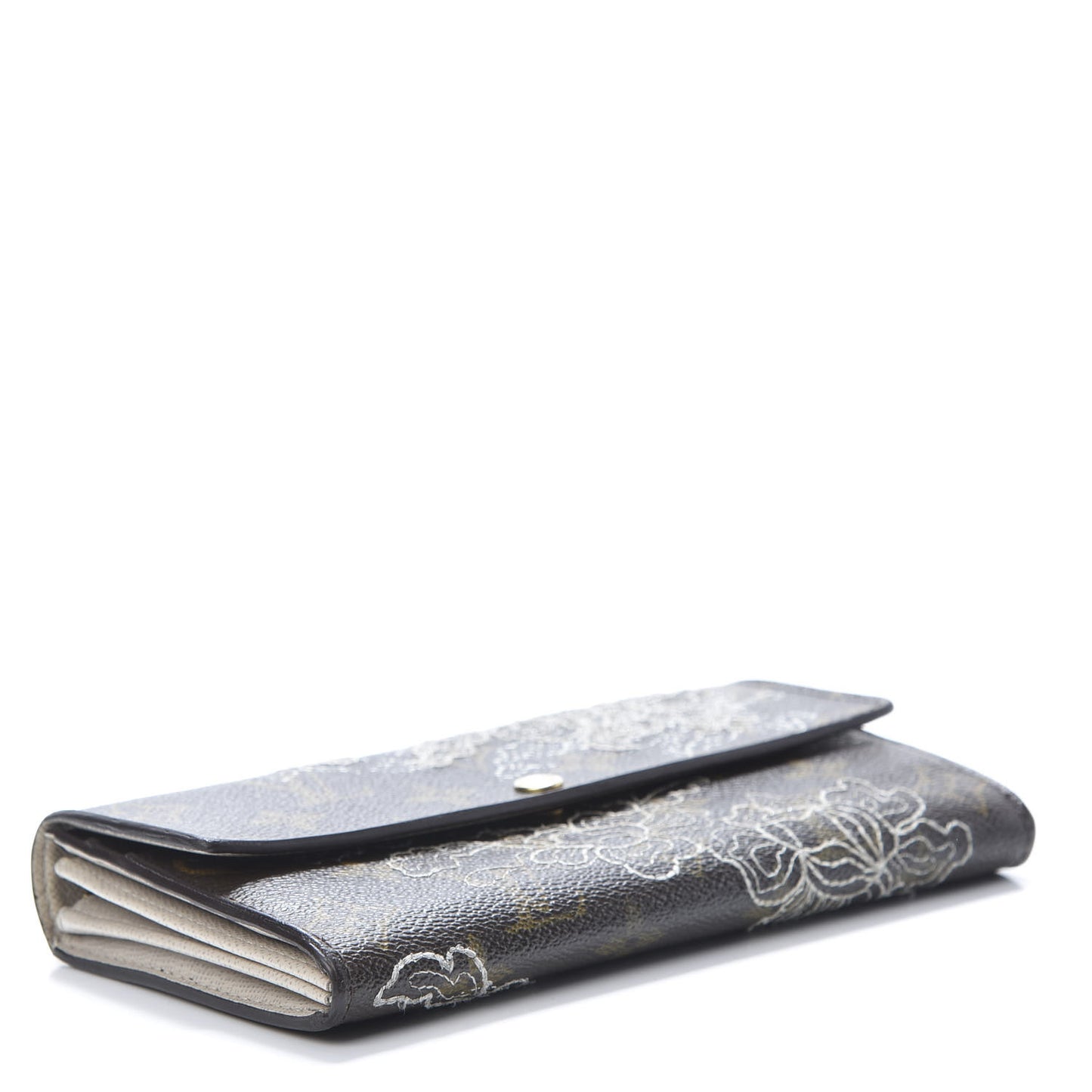 Monogram Dentelle Sarah Wallet Silver