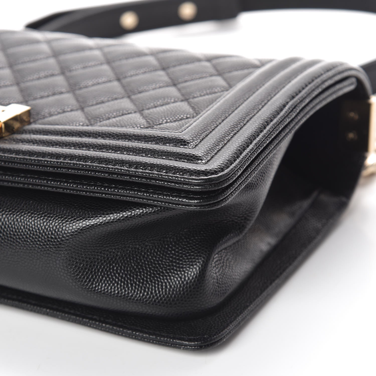 Chanel Caviar Quilted Medium Boy Flap Black 11 of 13