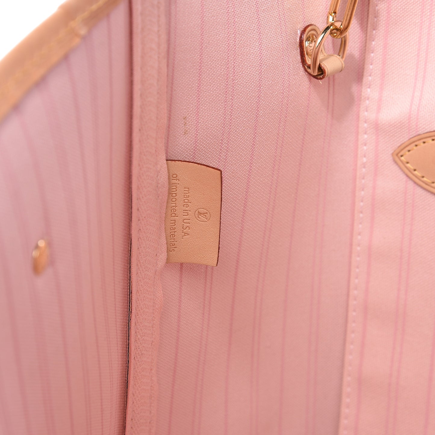 Damier Azur Neo Neverfull MM Rose Ballerine