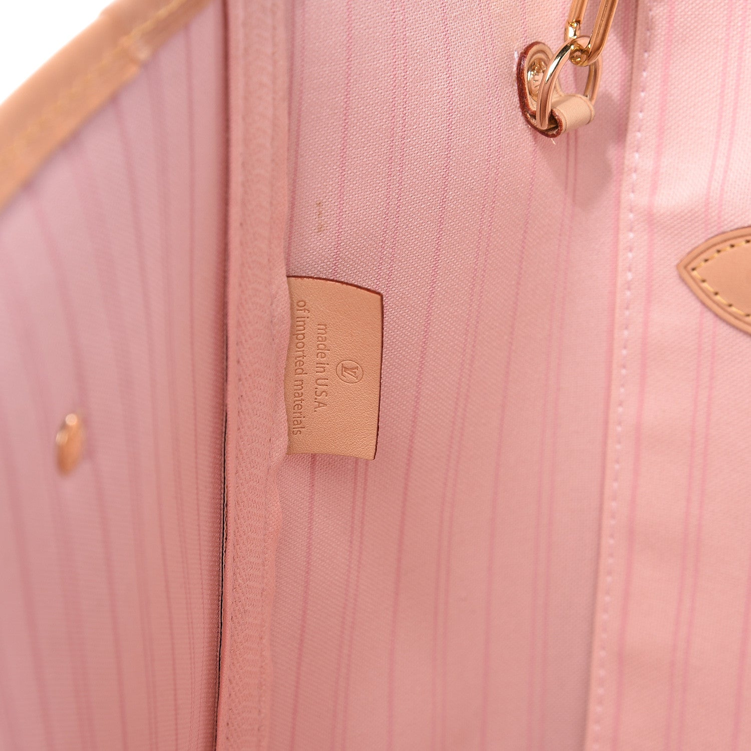 Louis Vuitton Damier Azur Neo Neverfull MM Rose Ballerine 7 of 15