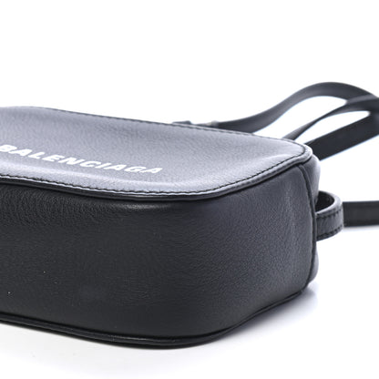 Balenciaga Calfskin Logo XS Everyday Camera Bag Black 8 of 8