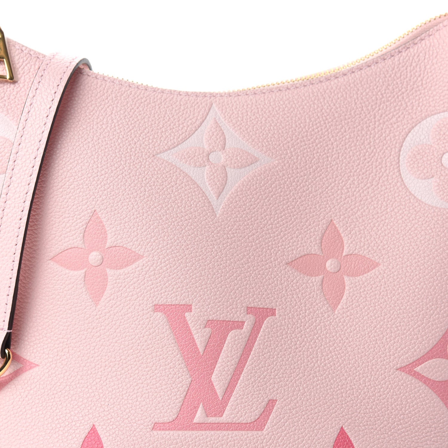 Louis Vuitton Empreinte Monogram Giant By The Pool Marshmallow Hobo PM Bouton De Rose 10 of 11