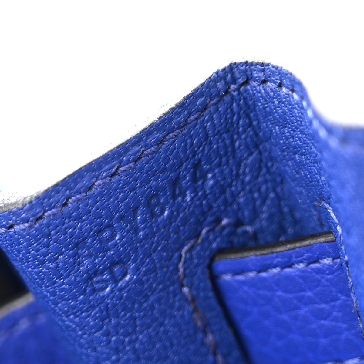 Taurillon Clemence Kelly Retourne 32 Bleu Electrique