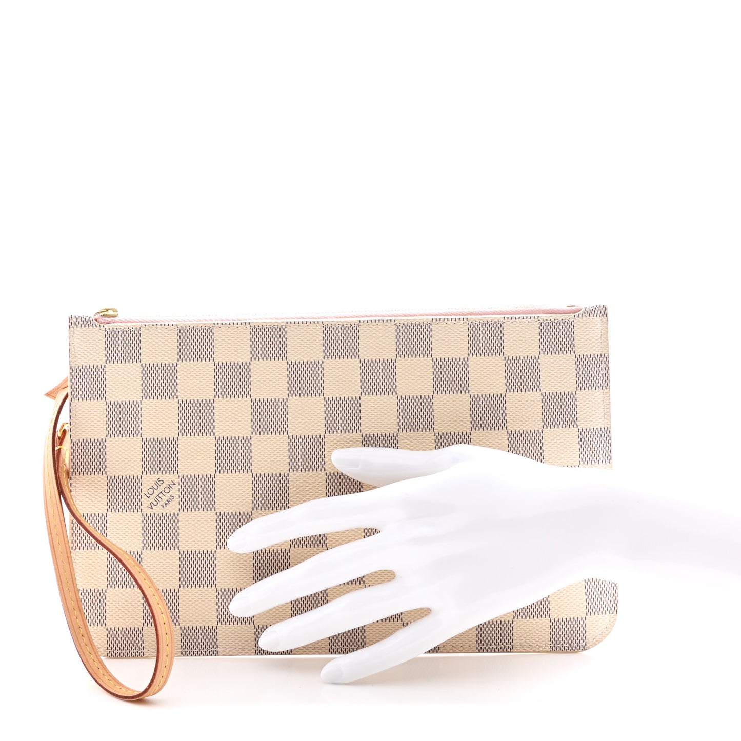 Damier Azur Neverfull MM GM Pochette Rose Ballerine