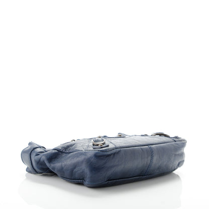 Balenciaga Chevre Classic Hardware Porte Toilette Makeup Clutch Marine 4 of 9