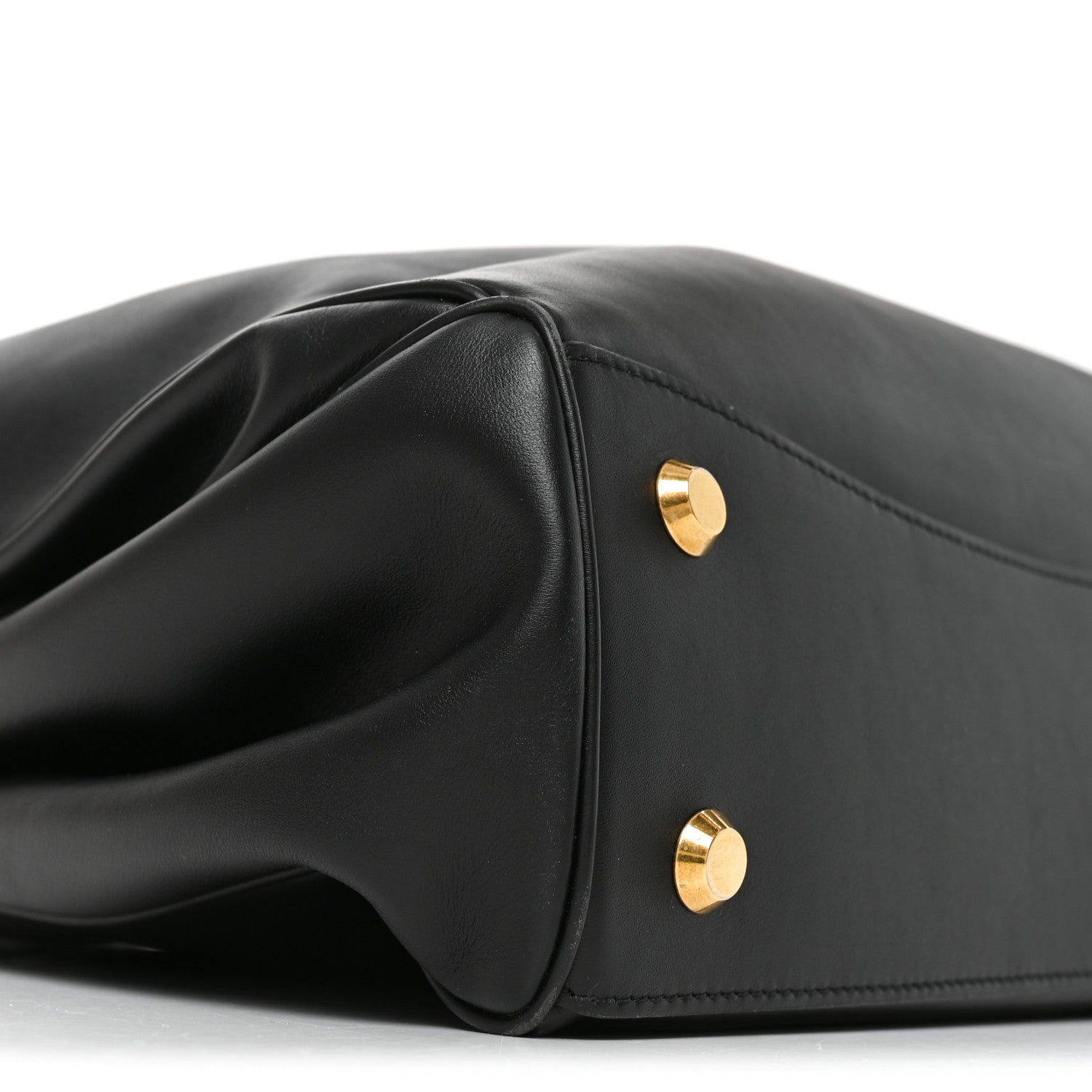 Balenciaga Natural Smooth Calfskin Medium Rodeo Top Handle Handbag Black 8 of 9