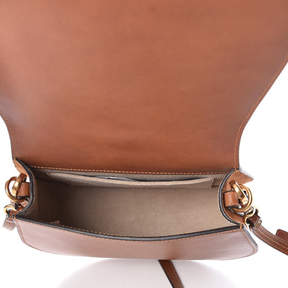 Chloe Calfskin Suede Medium Nile Bracelet Bag Caramel 7 of 8