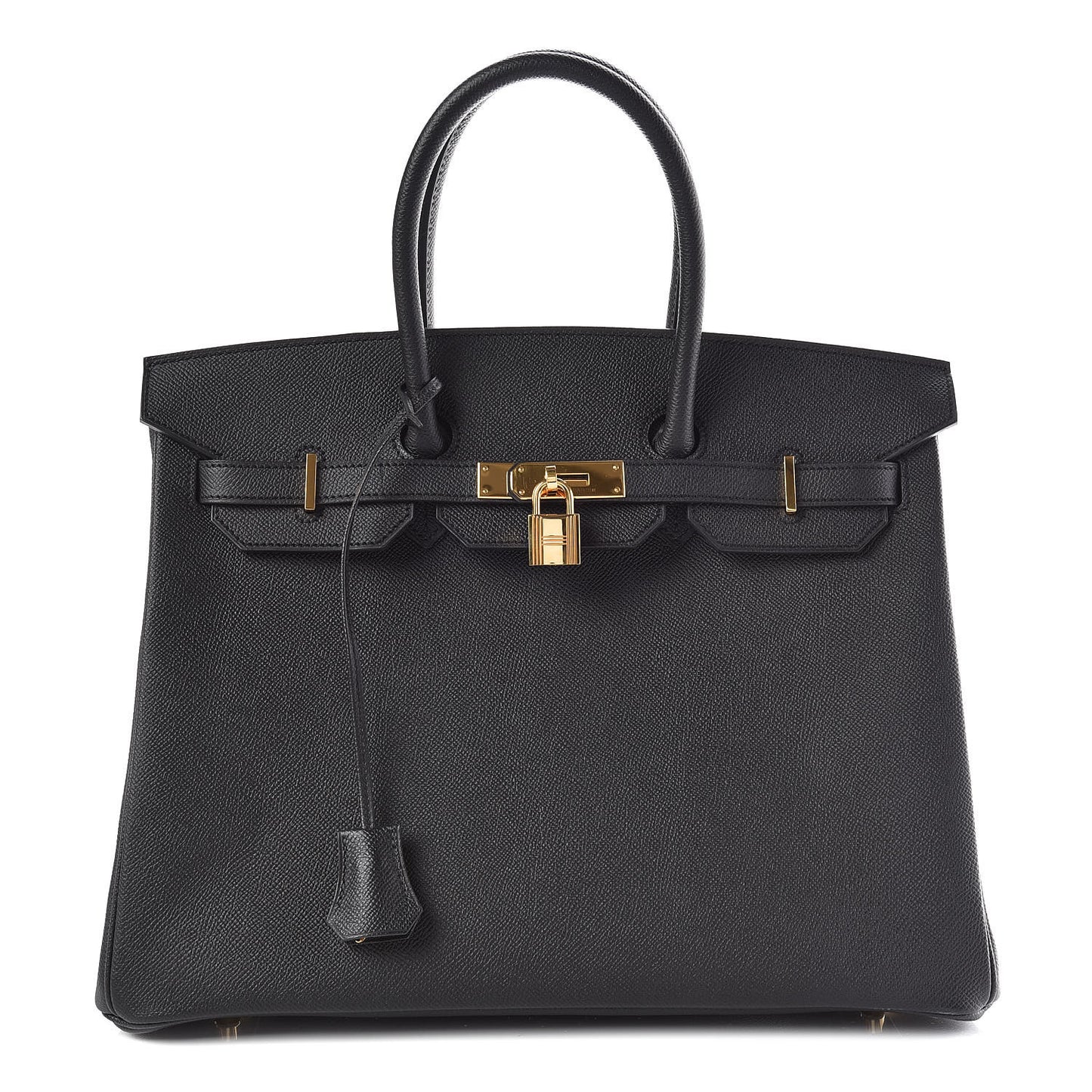 Epsom Birkin 35 Black