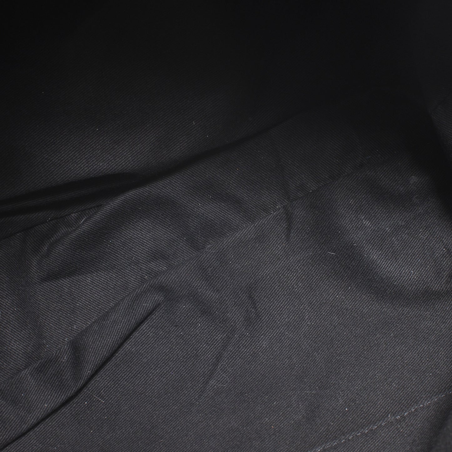 Calfskin Round Bowling Bag Black