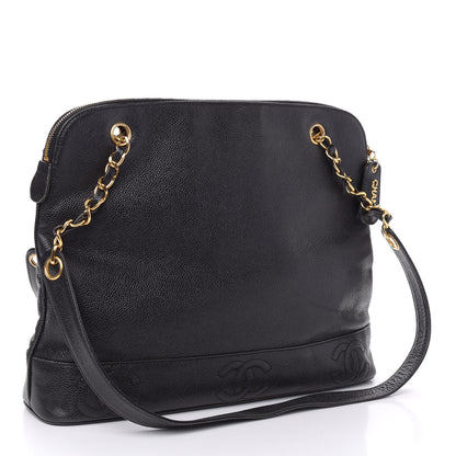 Chanel Caviar CC Shoulder Bag Black 3 of 11