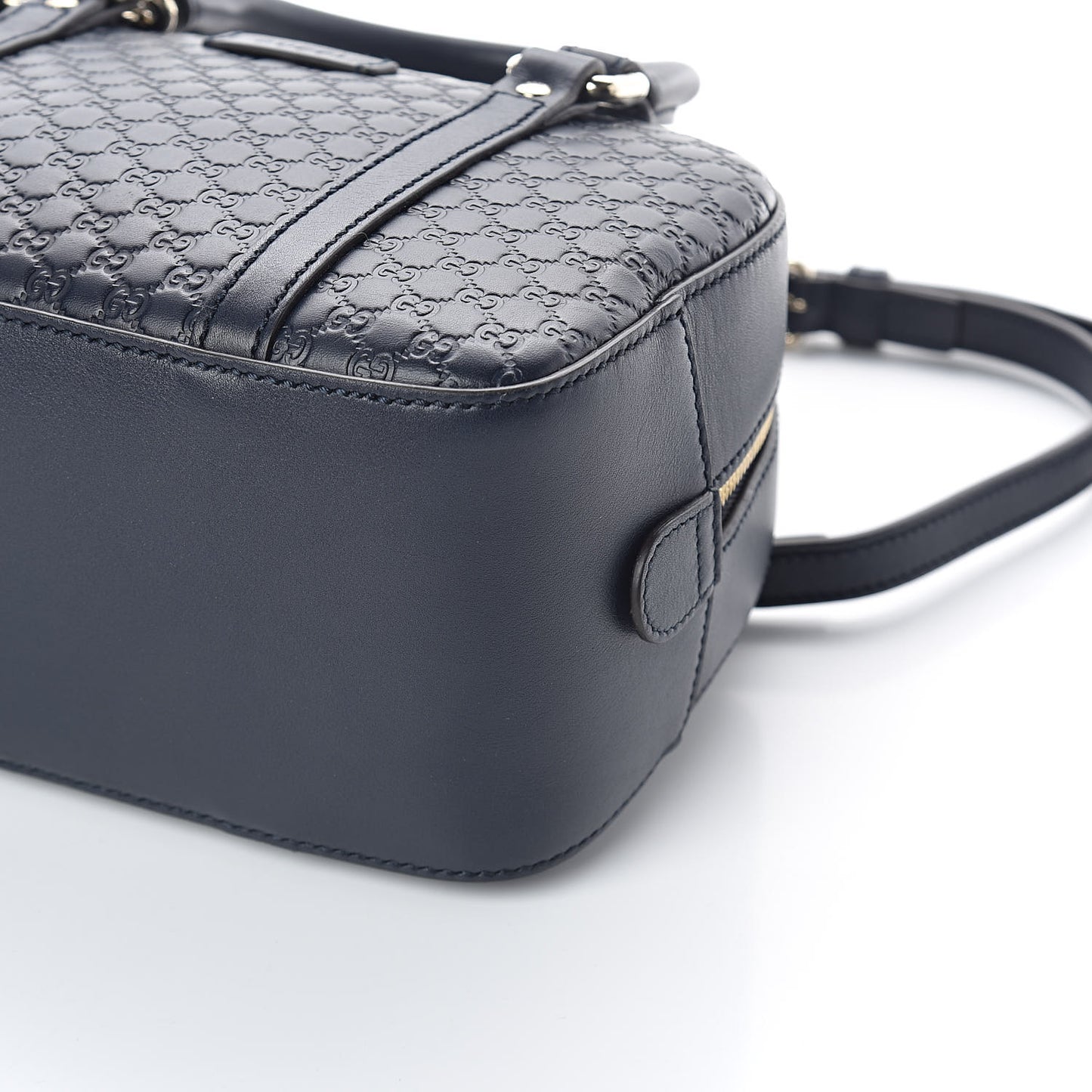 Soft Microguccissima Small Crossbody Bag Blue