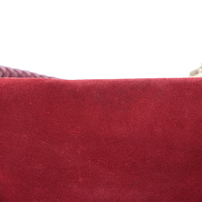 Gucci Suede Small Britt Tassel Shoulder Bag Dark Red 12 of 16