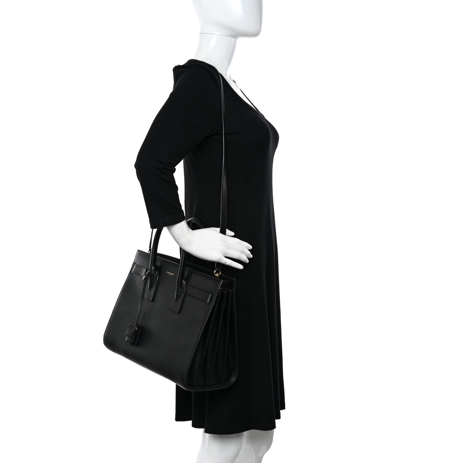 Saint Laurent Calfskin Small Sac De Jour Black 2 of 11
