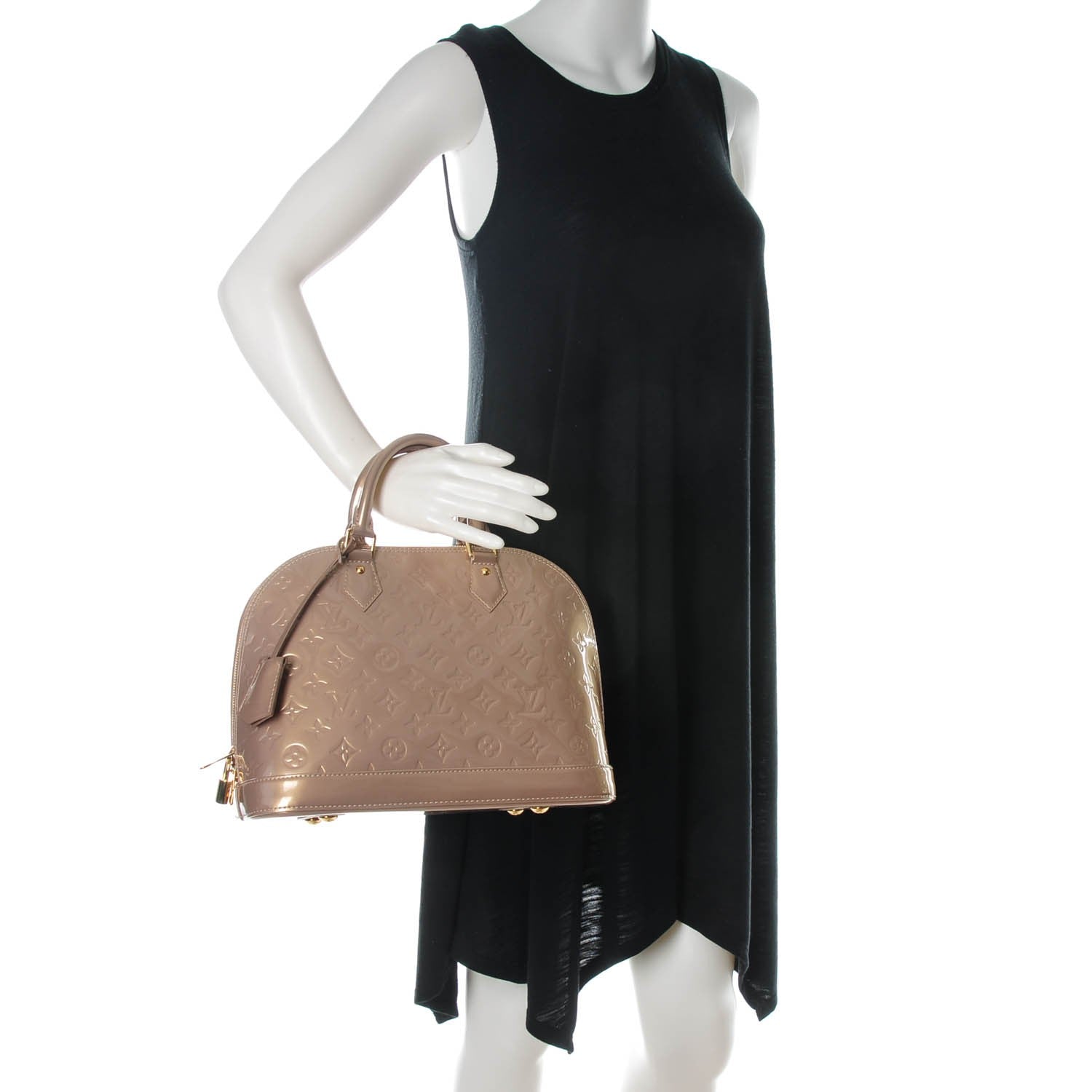 Louis Vuitton Vernis Alma PM Beige Poudre 2 of 7
