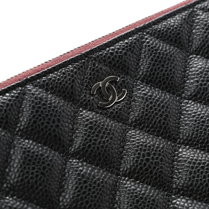 Chanel Caviar Quilted Cosmetic Case Black 9 of 10