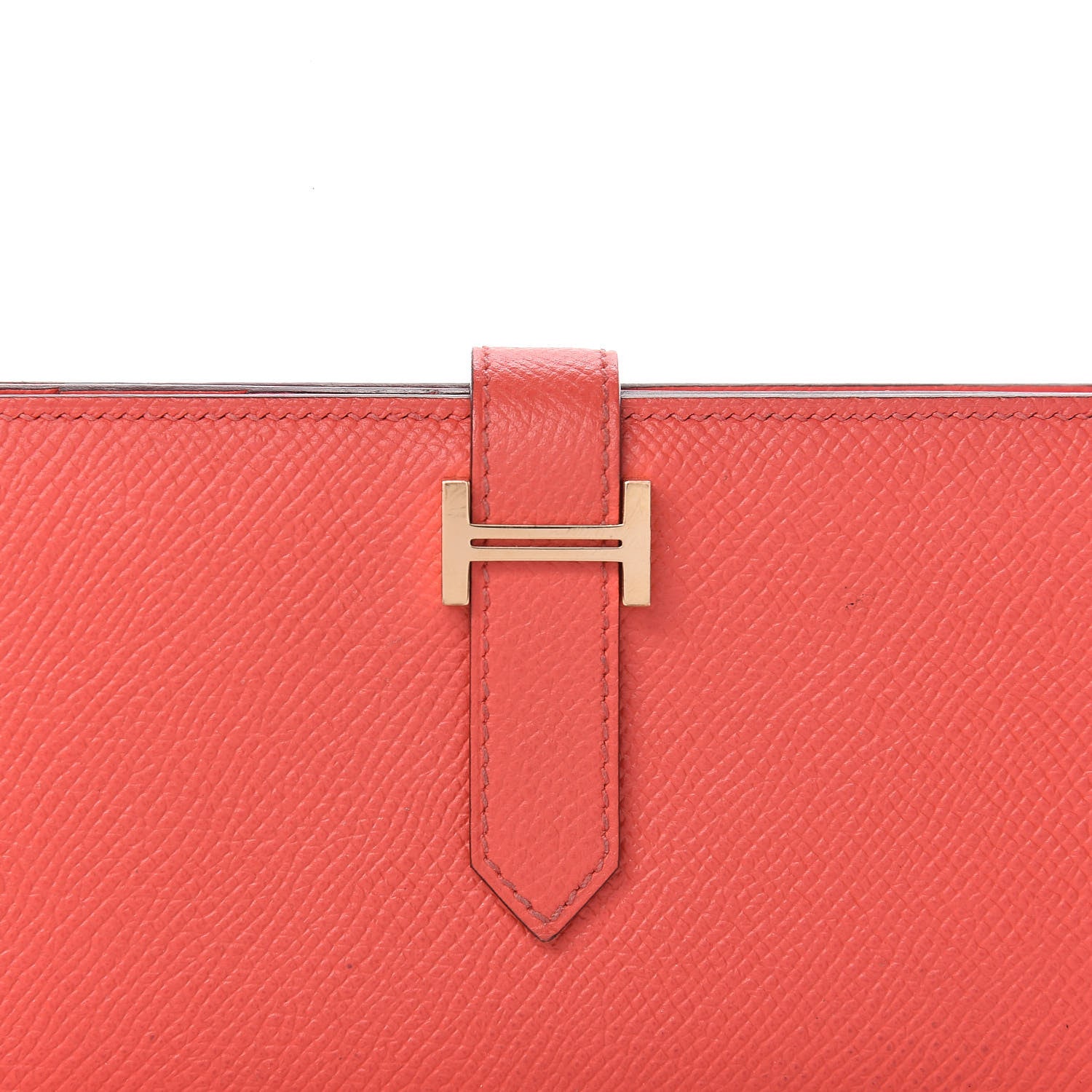 Hermes Epsom Bearn Gusset Wallet Rose Jaipur 9 of 10