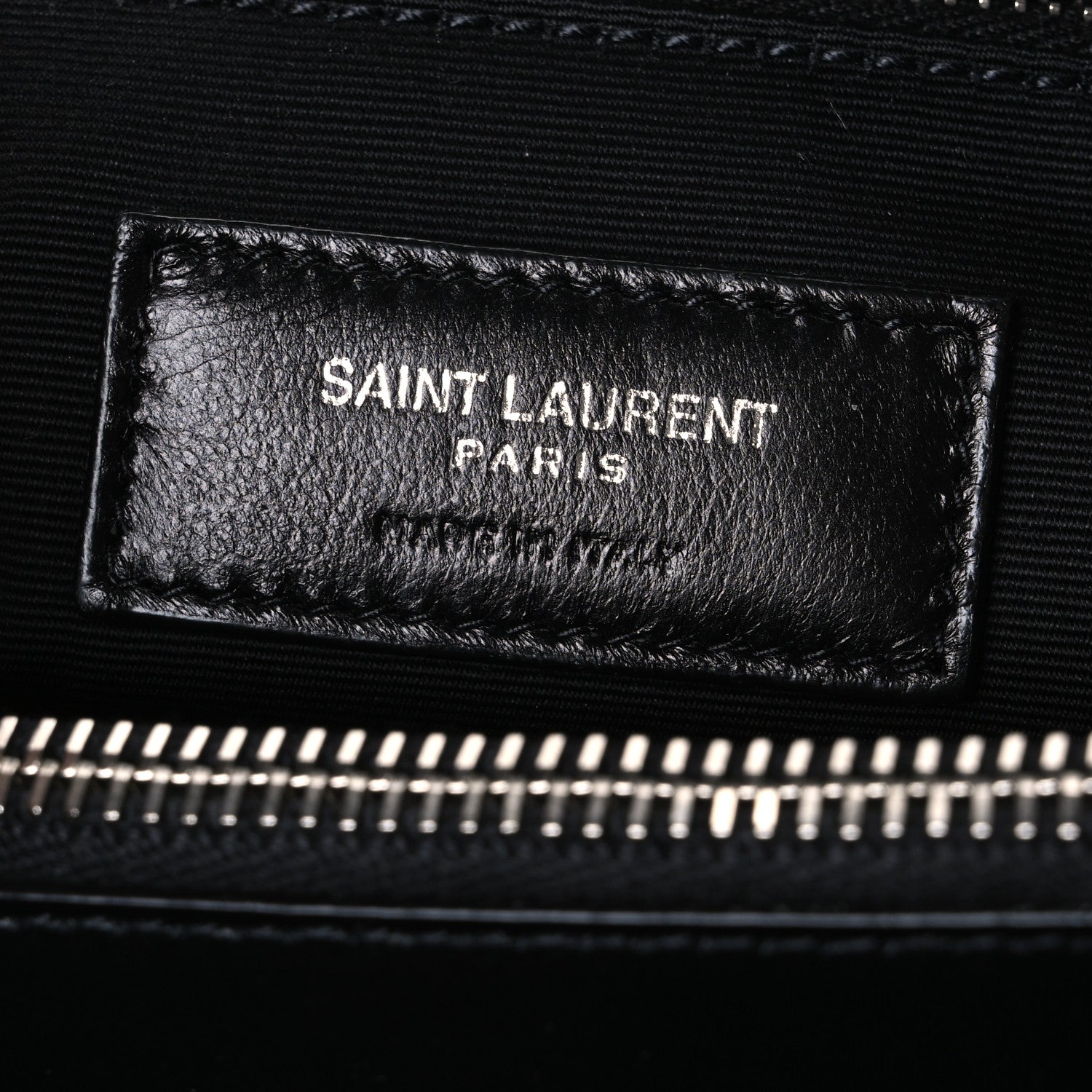 Saint Laurent Calfskin Y Quilted Monogram Medium Loulou Chain Satchel Black 6 of 10