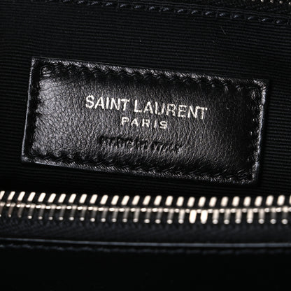 Saint Laurent Calfskin Y Quilted Monogram Medium Loulou Chain Satchel Black 6 of 10