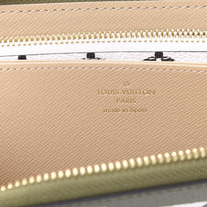 Louis Vuitton Monogram Giant Zippy Wallet Kaki White 7 of 8