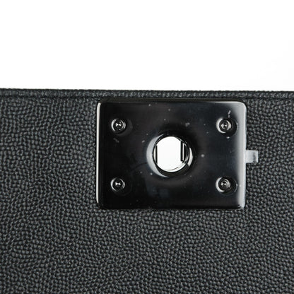 Chanel Caviar Quilted Medium Boy Flap So Black 5 of 8