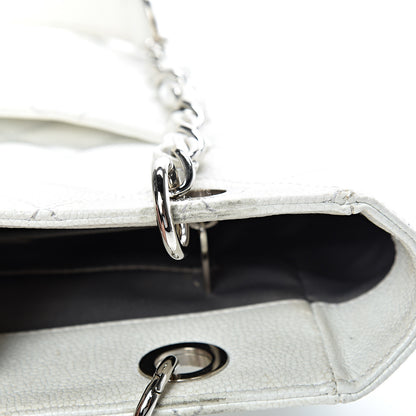 Chanel Caviar Quilted Petit Shopping Tote PST White 17 of 23