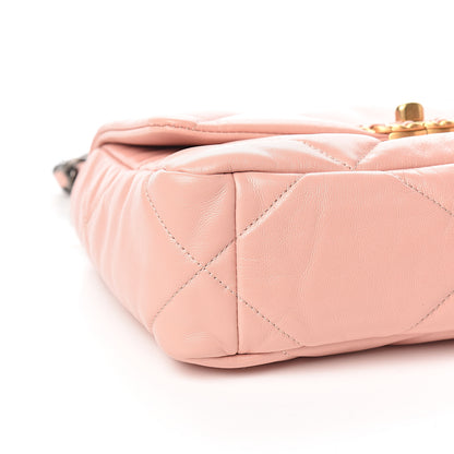 Chanel Goatskin Quilted Medium 19 Flap Light Pink 7 of 10