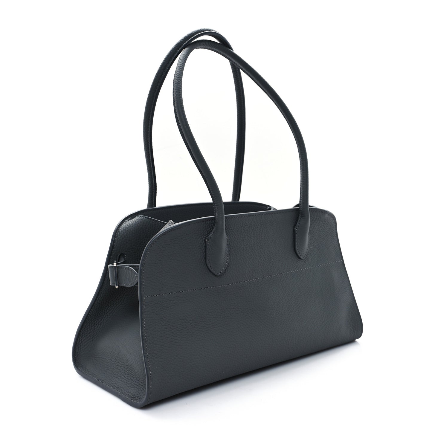 Grained Calfskin Margaux Shoulder 12 Timouse Grey