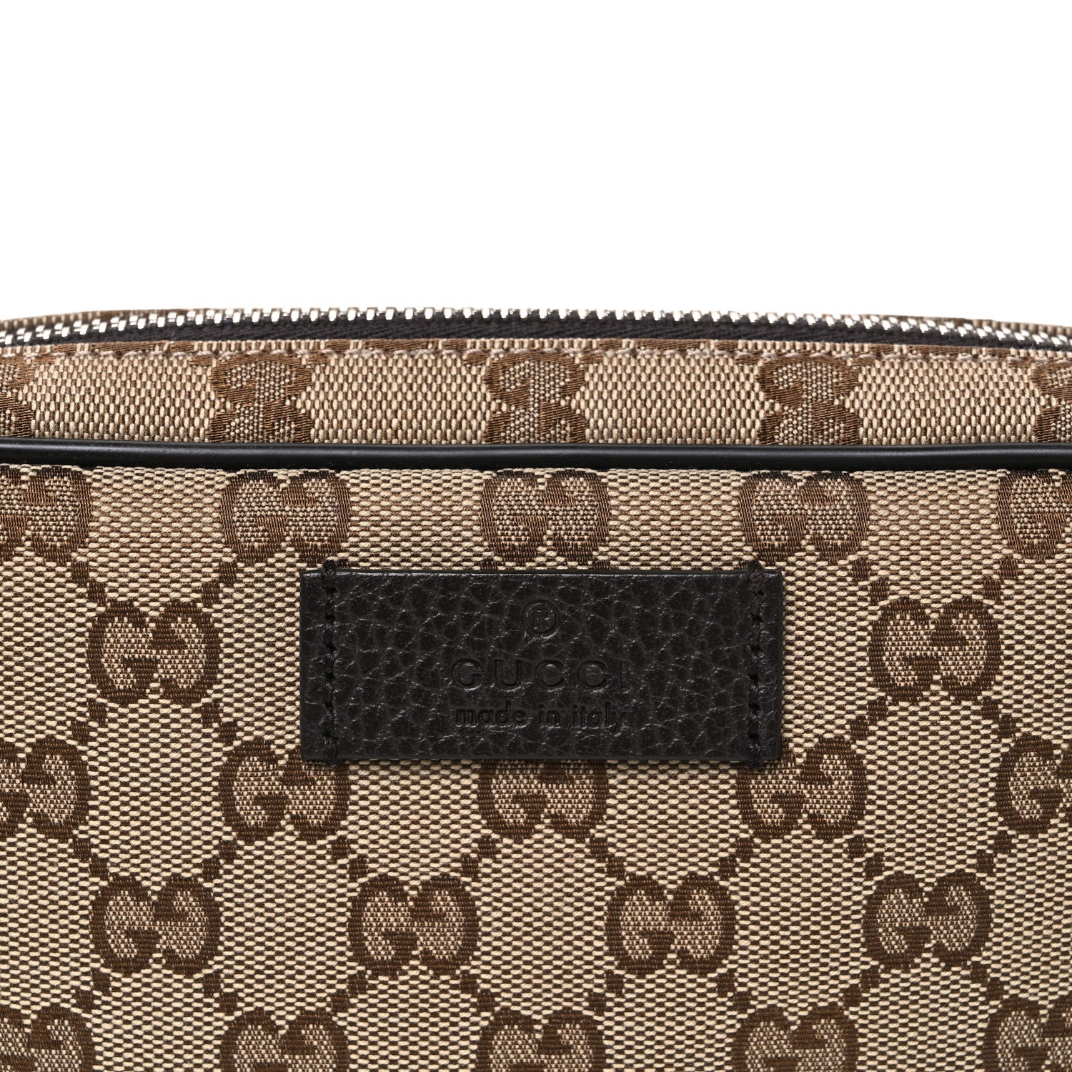 Gucci Monogram Belt Bag Dark Brown 7 of 9