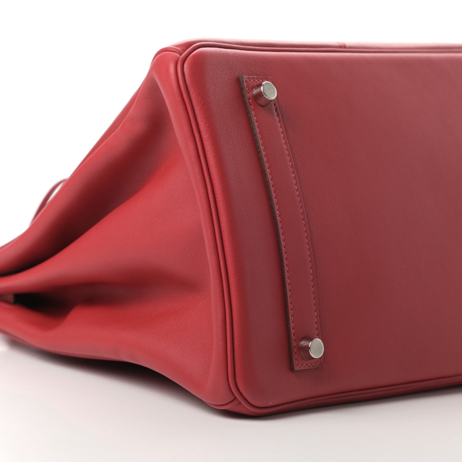 Hermes Swift Epsom Tressage Birkin 35 Rouge Piment Rouge De Coeur Rouge H 9 of 11