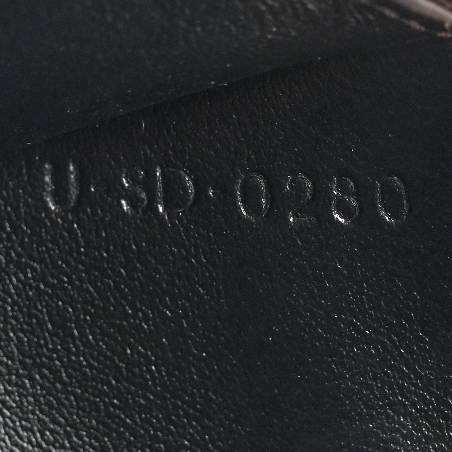 Celine Grained Calfskin Small Tri-Fold Wallet Black 7 of 7