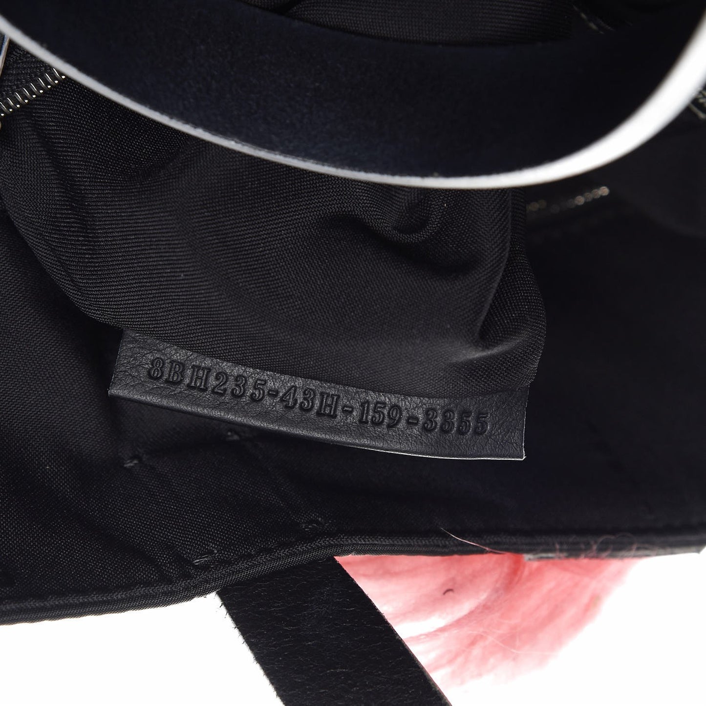 Tech Twill Calfskin Fox Mink Goat Fur Karlito Tote Black Multicolor