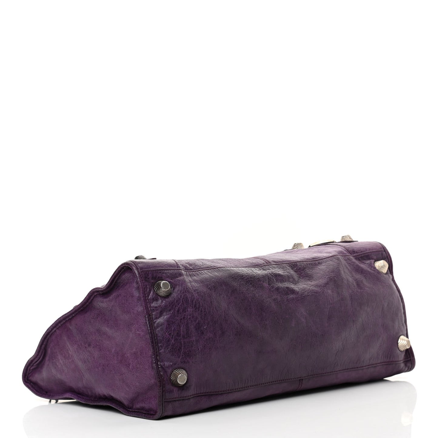 Agneau Giant 21 Silver Hardware Work Raisin