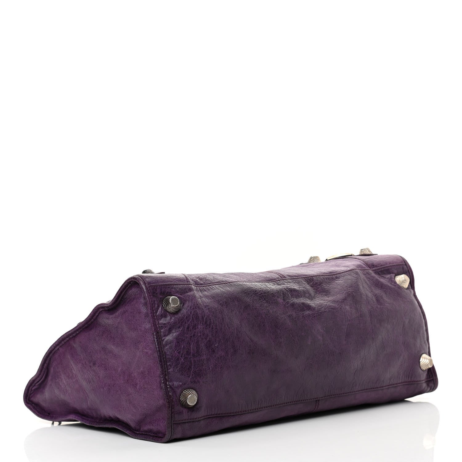 Balenciaga Agneau Giant 21 Silver Hardware Work Raisin 4 of 18