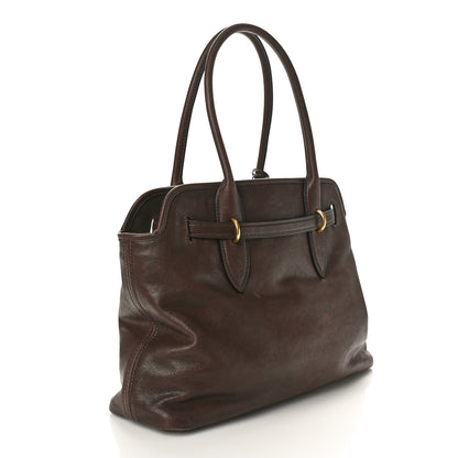 Miu Miu Nappa Medium Aventure Bag Radica 3 of 9