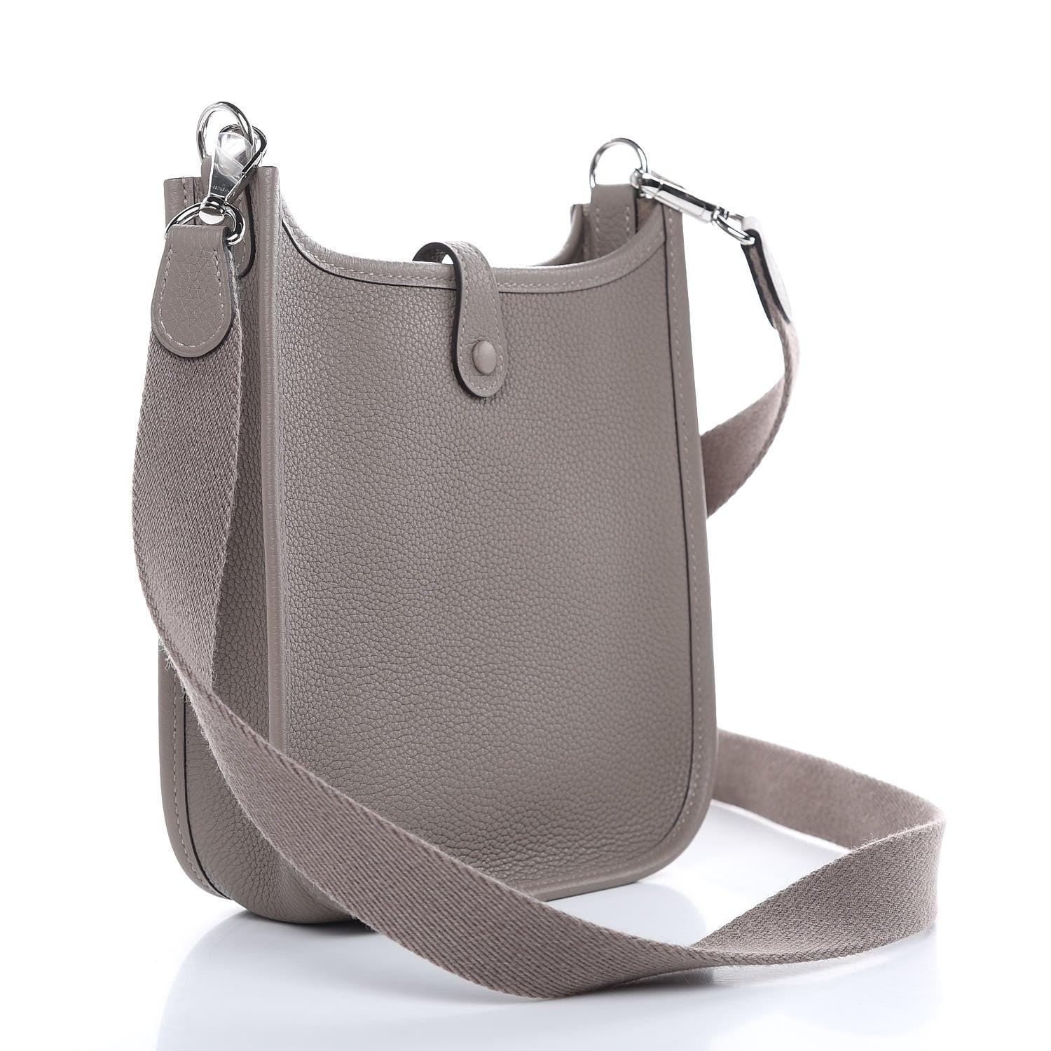 Hermes Taurillon Clemence Evelyne TPM Gris Asphalt 3 of 10