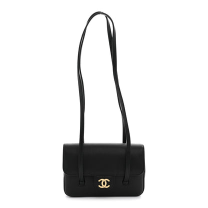Chanel Shiny Caviar Mini Preppy Coco Shoulder Bag Black 1 of 11
