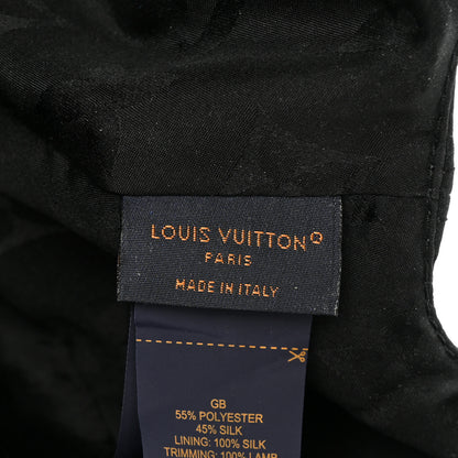 Louis Vuitton Polyester Silk Monogram LV Get Ready Cap M Black 8 of 9