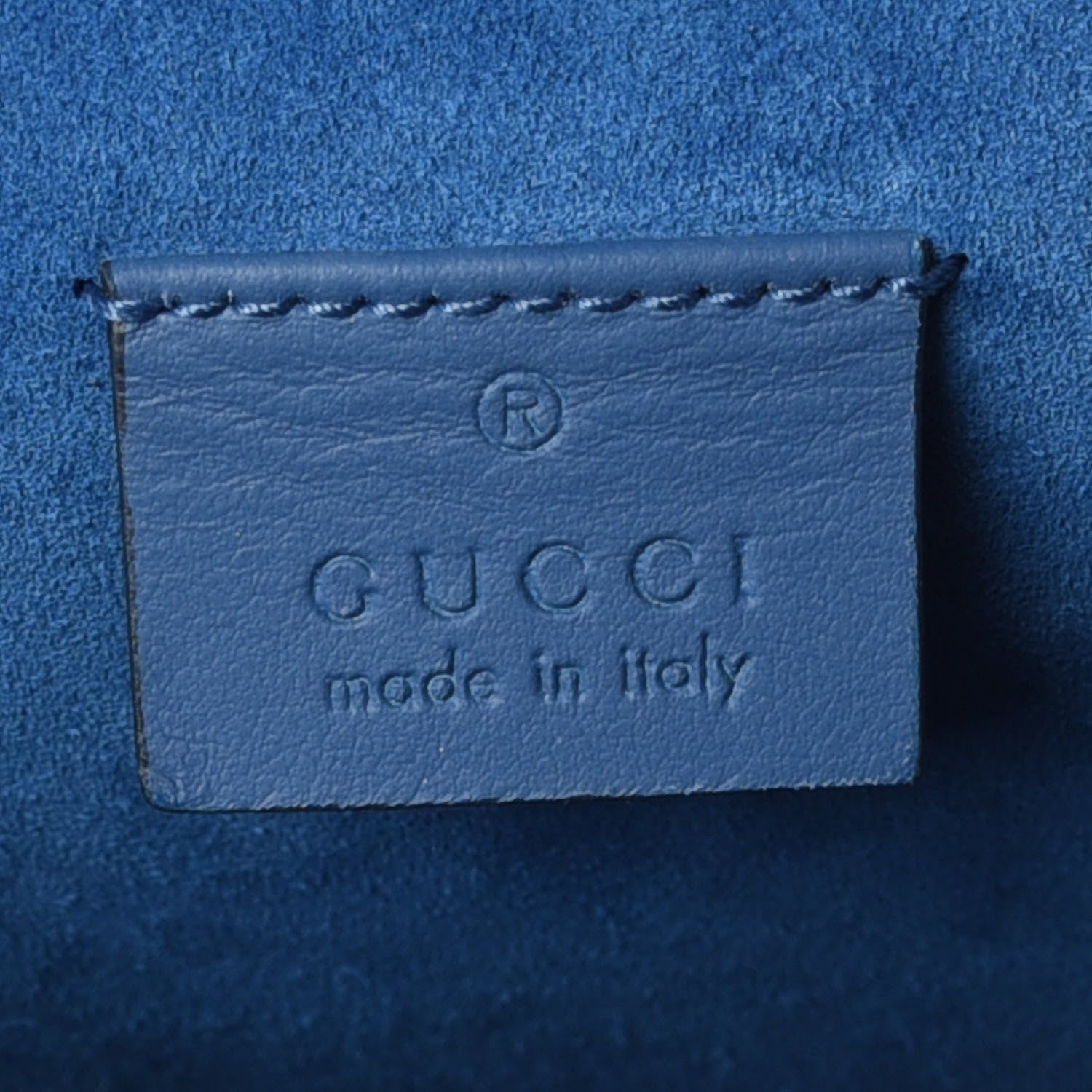 Gucci GG Supreme Monogram Embroidered Medium Dionysus Shoulder Bag Blue 8 of 12