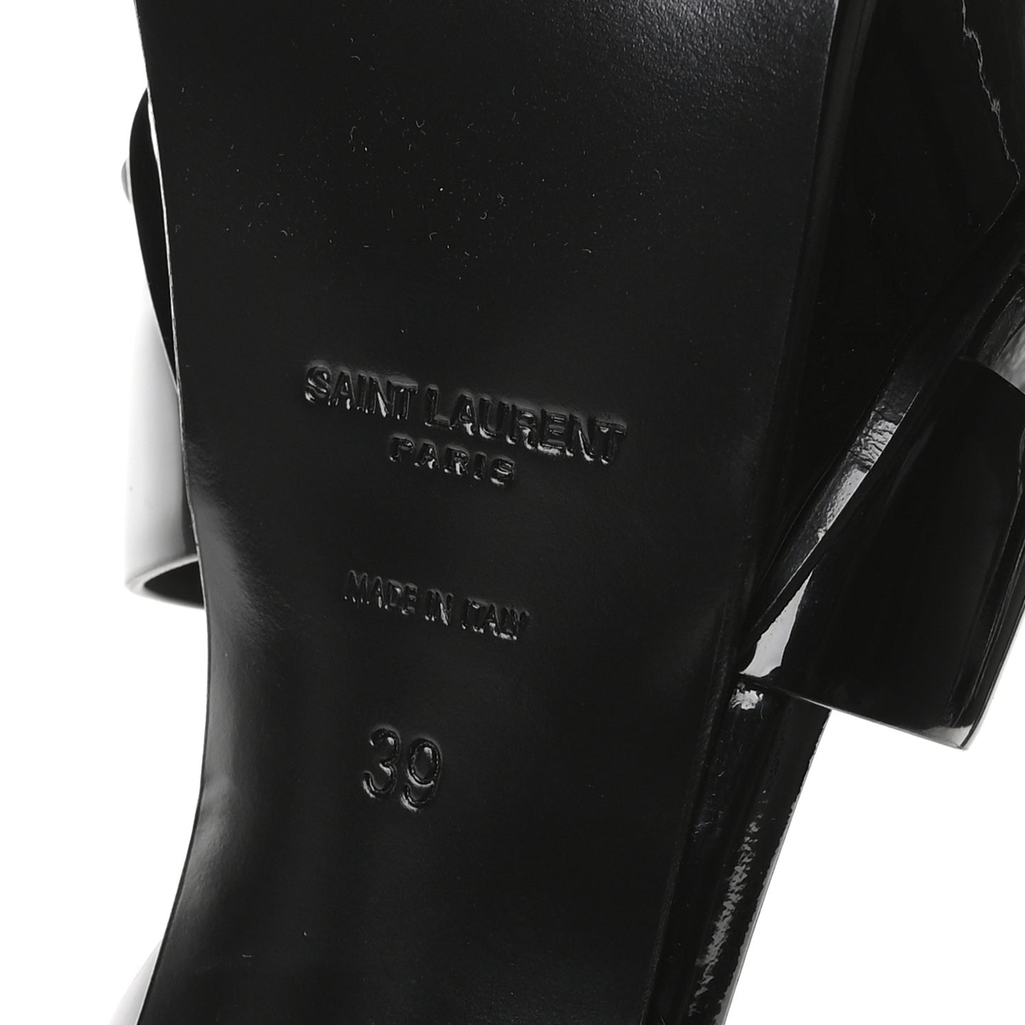 Patent Tribute 105 Platform Sandals 39 Black