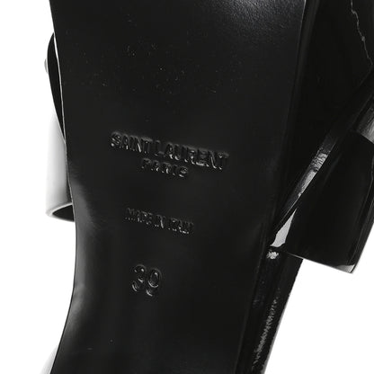 Saint Laurent Patent Tribute 105 Platform Sandals 39 Black 8 of 9