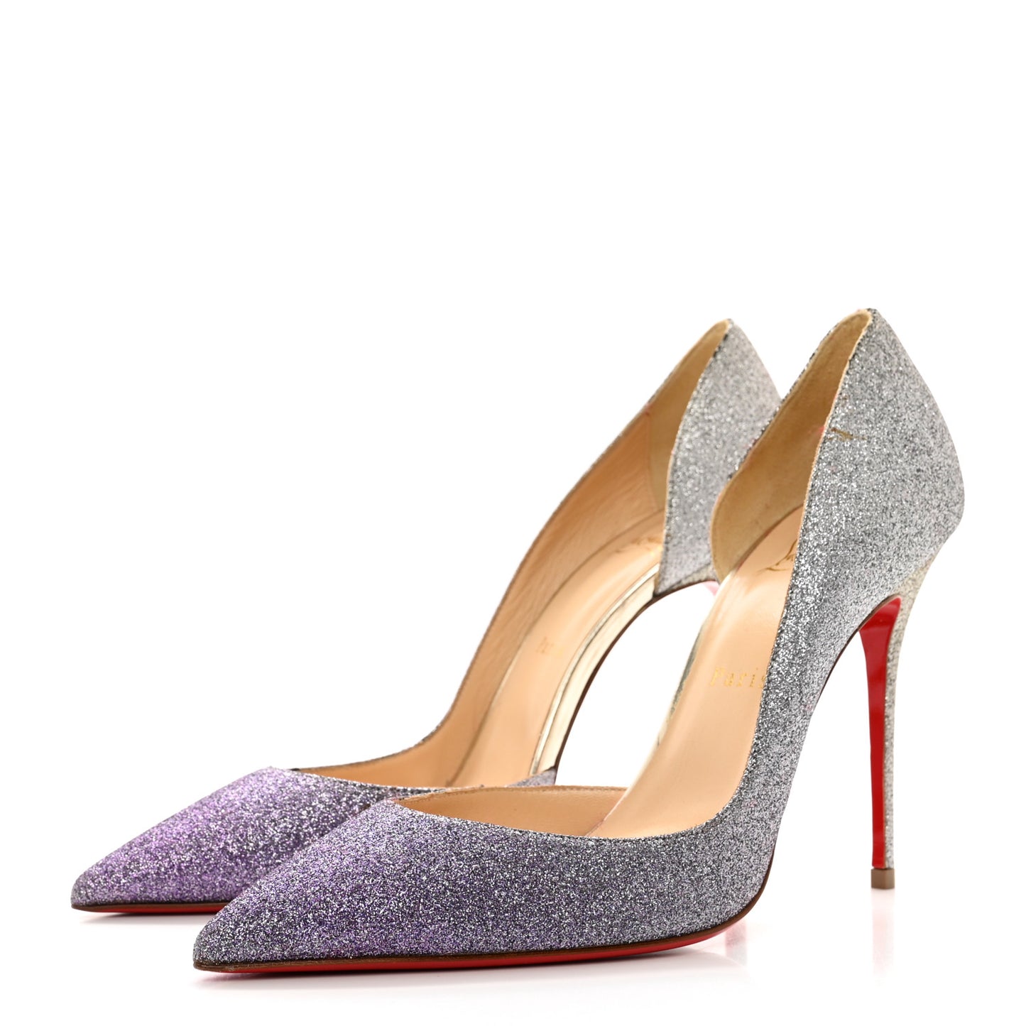 Mini Glitter Degrade Specchio Iriza 100 Pumps 39 Drage Light Gold