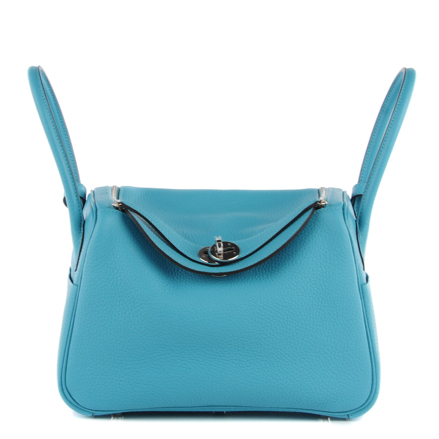 Hermes Taurillon Clemence Lindy 26 Bleu Saint Cyr 1 of 15