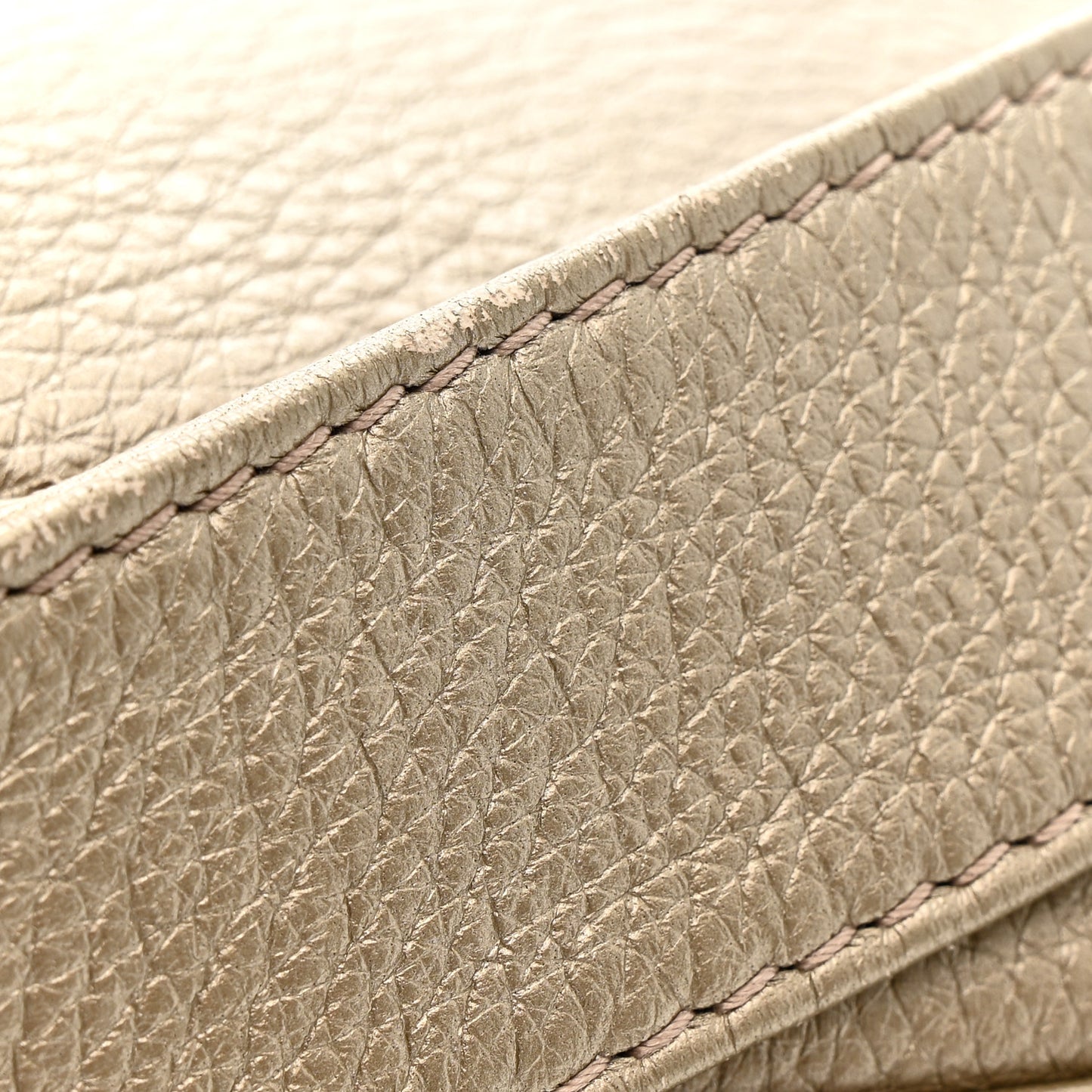 Metallic Pebbled Calfskin Medium New Jackie Hobo Gold