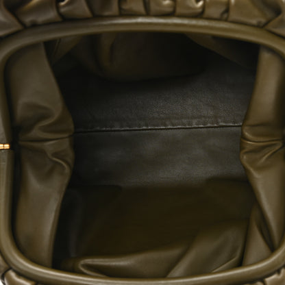 Bottega Veneta Smooth Butter Calf The Pouch Oversized Clutch Kaki Fondent 5 of 8