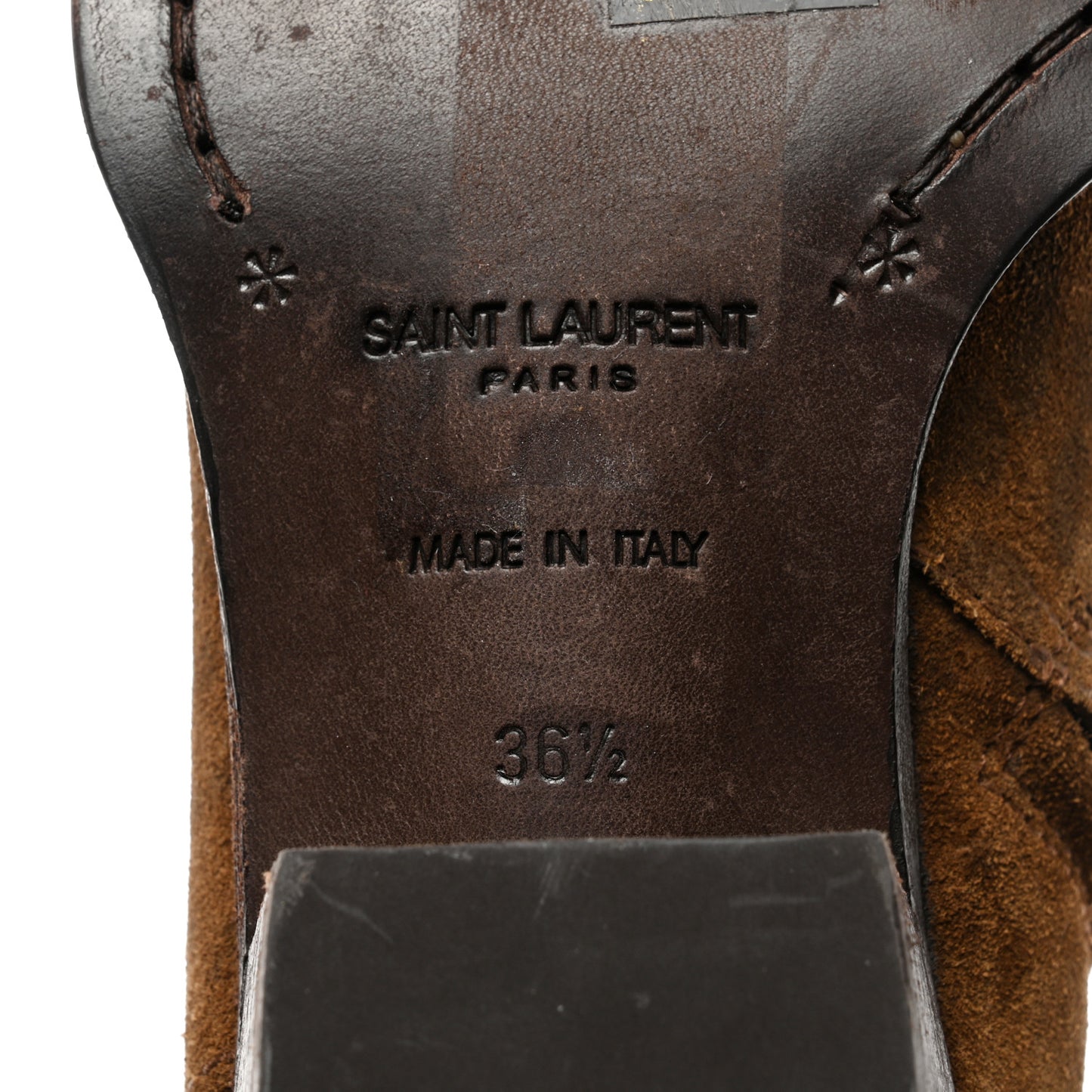 Suede Leopard Lukas Zip Boots 36.5 Land